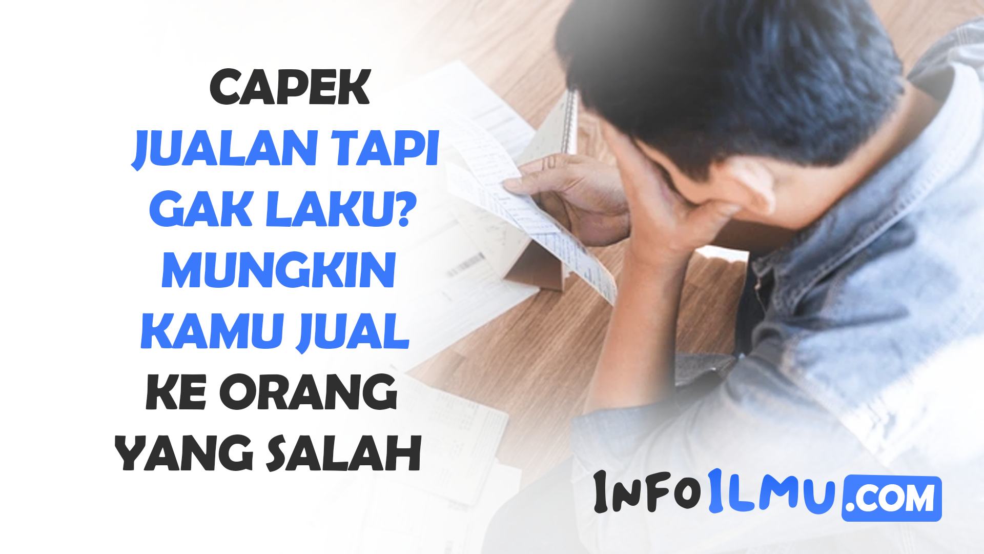 jualan tapi nggak laku