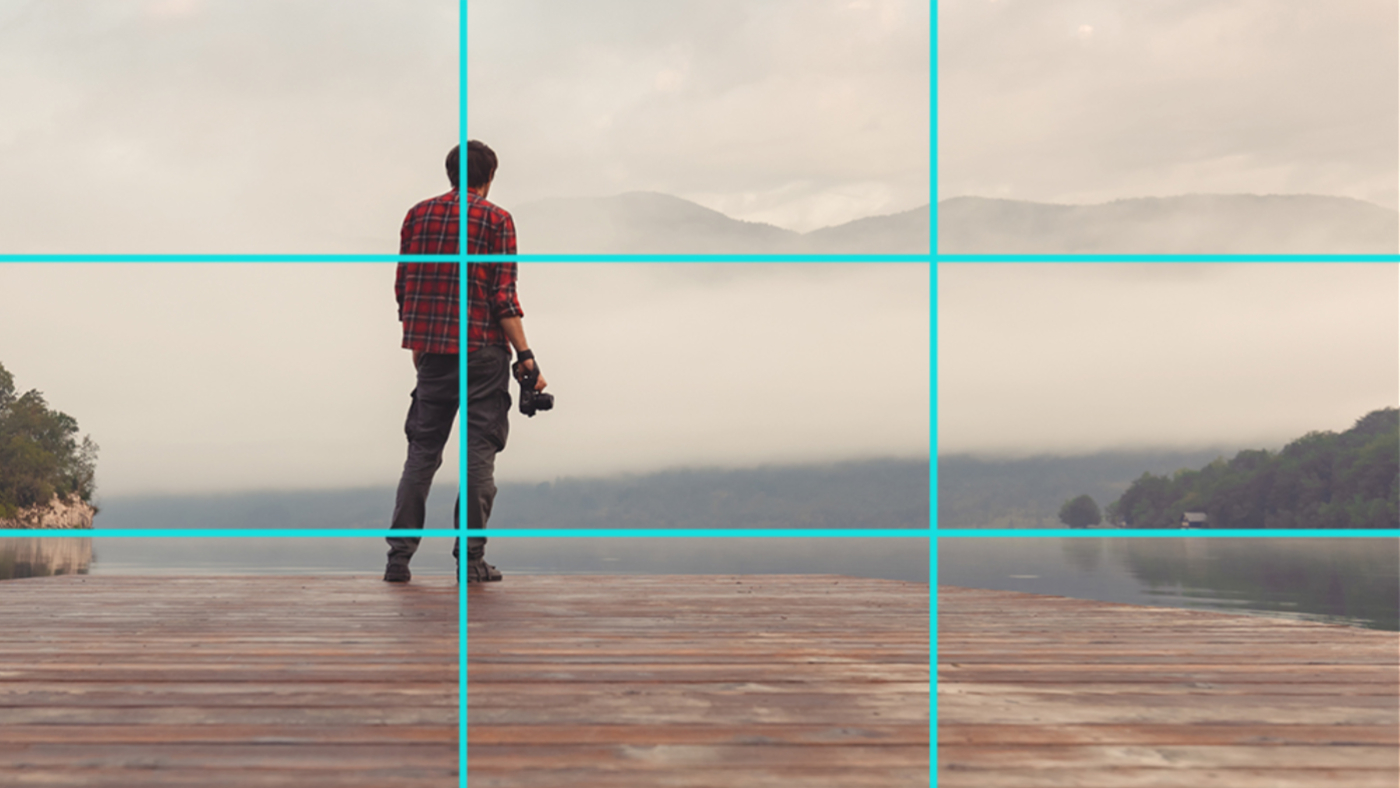 teknik foto simple dengan komposisi rule of thirds